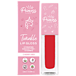 Princess by Renee Twinkle Lip Gloss - Shea Butter & Vitamin E, Hydrating, Lightweight, Non-Sticky 1.8 ml Cherry Red
