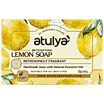 Atulya Detoxifying Lemon Soap - Handmade, Refreshingly Fragrant 125 g
