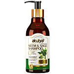 Atulya Neem & Sage Shampoo - Lemon Peel, Anti-dandruff, Anti-fungal 300 ml