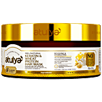 Atulya Keratin & Wheat Protein Hair Mask - With Olive & Argan Oil, Repairs Damage 200 g