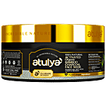 Atulya Activated Bamboo Charcoal Face Mask - Organic, With Neem, Mint, Detoxifying, Regenerative 200 g