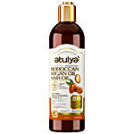 Atulya Moroccon Argan Oil Hair Oil - Castor Oil, Vitamin Replenshing Formula, Prevents Loss 200 ml