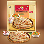 Aashirvaad Ready To Cook Malabar Paratha, Delicious Frozen 400 g Pouch (5 pcs)