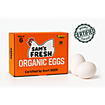 Sam's Fresh Organic Eggs - Infertile, Rich In Protein 6 pcs 