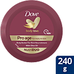 Dove Body Love Pro Age Body Butter - For Mature Skin, Paraben Free 240 g 