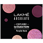 Lakme Absolute Explore Eye Shadow Palette - Purple Haze, Velvety Smooth Finish 10 g 