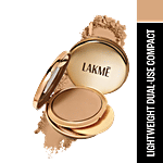 Lakme 9 To 5 Wet & Dry Compact - Dual Finish, Non-Cakey, Lightweight 9 g 20 Nude