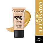 Beauty People Radiant Glow Liquid Illuminator - Long Lasting, Light Weight 25 ml 05 Gold