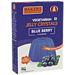 BAKERS Vegetarian Jelly Crystals - Blueberry Flavour 90 g Box