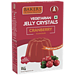 BAKERS Vegetarian Jelly Crystals - Cranberry Flavour 90 g Box