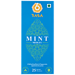 6rasa Mint Medley Tea - Peppermint, Spearmint, Licorice, Cooling, Refreshing, Energizing Blend 42.5 g (25 Bags X 1.7 g Each)