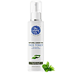 The Moms Co Natural Green Tea Face Toner - Balances Oil, Controls Sebum, Fights Acne & Tightens Pores 100 ml 