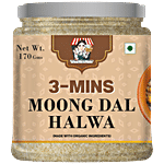Mothers Fresh Foods 3 - Mins Moong Dal Halwa - Sweet, Made With Pure Ghee 170 g