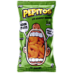 Pepitos Corn Puffs - Cream N Onion, Baked, Diet Crunchies 140 g