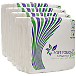 Soft Touch Eco Soft Napkin Tissue - 1 Ply 100 pcs (Pack of 4)