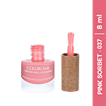 ColorBar Vegan Nail Lacquer - With Calcium & Biotin, High Gloss, 100% Coverage 8 ml Pink Sorbet - 037