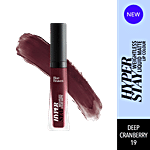 Blue Heaven Hyper Stay Weightless Liquid Matte Lip Colour - Non-Sticky, Smudge Proof 6 ml Deep Cranberry 19