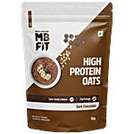 MuscleBlaze 17 g High Protein Oats - With Probiotics, Dark Chocolate Flavour 1 kg 