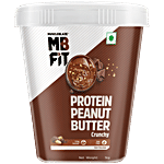 MuscleBlaze Fit Protein Peanut Butter - Crunch, Dark Chocolate Flavour 1 kg 