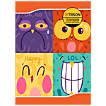 Trison Studybuddy Notebook - Ruled, A4 Size, 140 Pages, 60 GSM 1 pc