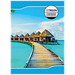 Trison Studybuddy Notebook - Ruled, A4 Size, 240 Pages, 60 GSM 1 pc