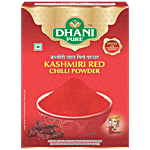 Dhani Pure Kashmiri Red Chilli Powder - Natural, No Artificial Colours & Preservatives 5 g Carton