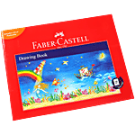 Faber castell Drawing Book - with 4 DIY Postcards, 347 mm x 275 mm, 36 Pages 1 pc 