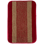 VTI Home Collection Polyester Tufted Doormat With Rubber Backing - Long-Lasting, Maroon 205 g