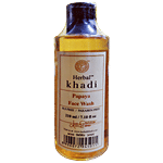 Khadi Herbal Face Wash - Papaya, SLS & Paraben Free, Rejuvenating & Brightening 210 ml