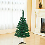 Urban Fest Christmas Tree, 3 feet, Green, With Solid Plastic Stand 1 pc