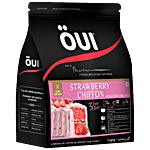 OUI Strawberry Chiffon Eggless Cake Mix - Luxe Edition, Super Soft, Fluffy 1 kg