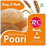 RC Fresh Food Whole Wheat Poori - Ready To Cook 400 g (10 pcs)