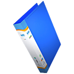 Solo RB-402 2-D-Ring Binder File - With Stopper, Strong Polycover, 26 x 31.5 cm 1 pc