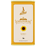 Chekko Cold Pressed Sunflower Oil - Natural, Pure & Unrefined, For Cooking 5 L