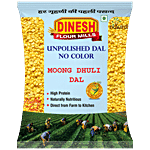 Dinesh Flour Mills Moong Dhuli/Moong Dal Washed Split Dal - Unpolished 500 g