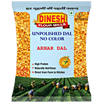 Dinesh Flour Mills Unpolished Arhar Dal /Toor Dal Split 500 g