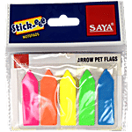 Saya Stick-eee Arrow Pet Flags - 5 Colours, 4.5 x 1.2 cm 1 pc