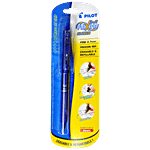 Pilot Frixion Ball Clicker Roller Pen - Blue, Fine 0.7 mm, Writes Smoothly 1 pc