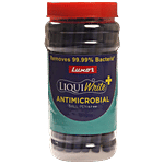 Luxor Liquiwrite Antimicrobial Ball Pen - 0.7 Mm, Blue & Black, Writes Smoothly 25 pcs Jar
