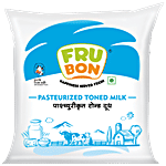 FruBon Pasteurized Toned Milk - Premium, Rich In Protein & Calcium 500 ml