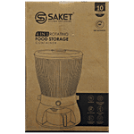 Saket 4 In 1 Rotating Food Storage Container - Push Button Press, Food Grade 10 L