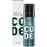 Wild Stone Body Perfume - Code, Steel, For Men, Refreshing & Longlasting Fragrance 150 ml