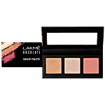 Lakme Absolute Facelift Palette - 3-In-1, Bronzer, Highlighter & Blush 15 g Golden Hour