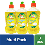 Mai Ghar Dish Wash Cleaner - 3X Action, Removes Tough Stains, Soft On Hands 500 ml (Pack of 3)