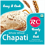RC Fresh Food Whole Wheat Chapati - Ready To Cook, No Added Preservatives 400 g (10 pcs)