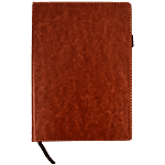 Gravity Elite A5 160 Pages Hardbound Ruled Journal With Elastic - Tan 1 pc