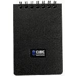 Gravity A7 90 Pages Wiro Pocket Notebook - Black 3 pcs