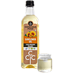 Conscious Food Sunflower Oil - Cold Pressed, Organic 1 L
