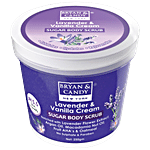 Bryan & Candy  Sugar Body Scrub - Lavender & Vanilla Cream, pH 5.5, Skin Friendly, Paraben Free 250 g