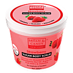 Bryan & Candy  Sugar Body Scrub - Strawberry, pH 5.5, Skin Friendly, Paraben Free 250 g